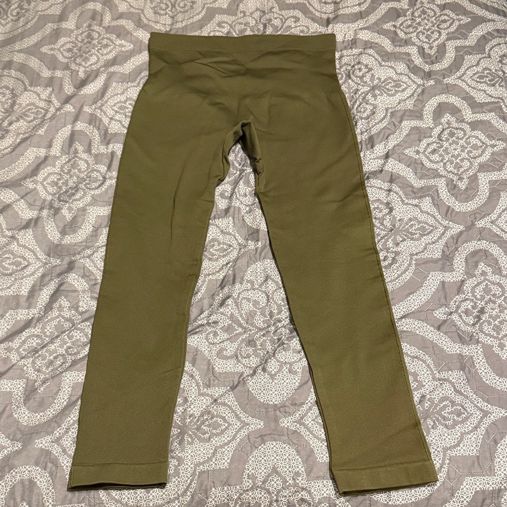 Shapermint Kids Leggings in Earthy Green